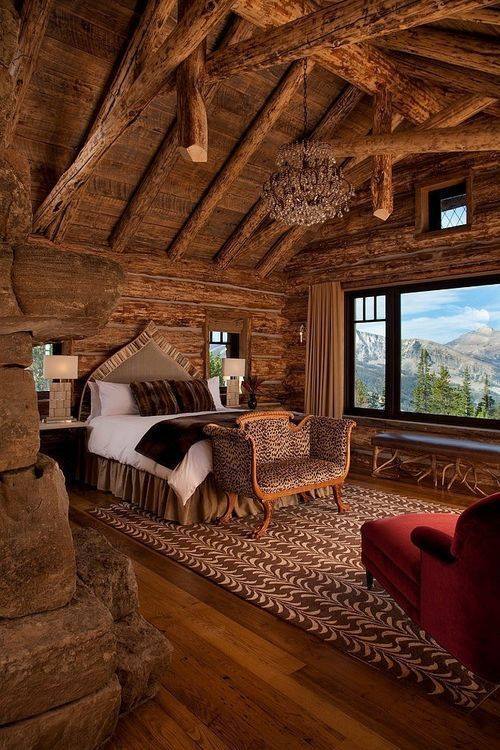 Sypialnia drewno